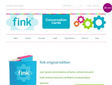 Tablet Screenshot of finkcards.com